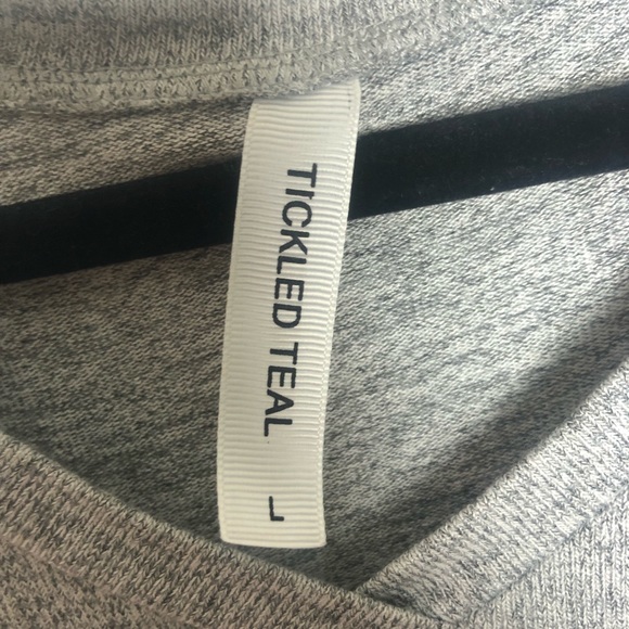 Tickled Teal Colour Block Long Sleeve Large - Picture 6 of 12